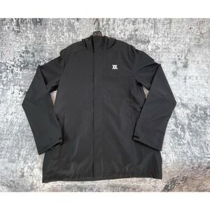 Dixxon Men LT Black Windbreaker Tech Jacket Waterproof Shell Hypebeast Gorpcore